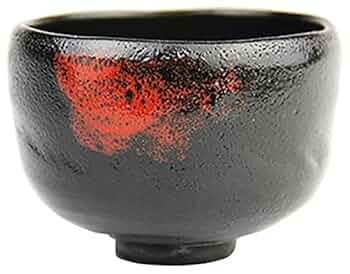 古い 楽焼 楽茶碗 黒楽 茶碗 楽印 木箱入り 黒楽数印茶碗 川崎和楽造 共箱 : 茶道具商 越中屋 - 通販